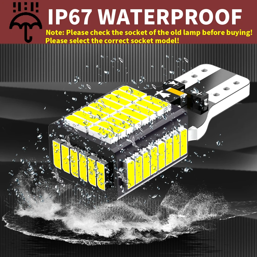 2pcs LED Reverse Light Blub Lamp W16W T15 921 Canbus For BMW F12 F13 F06 E65 E66 E67 F01 F02 F03 F04 X3 E83 X3 F25 X5 E70 Z4 E89