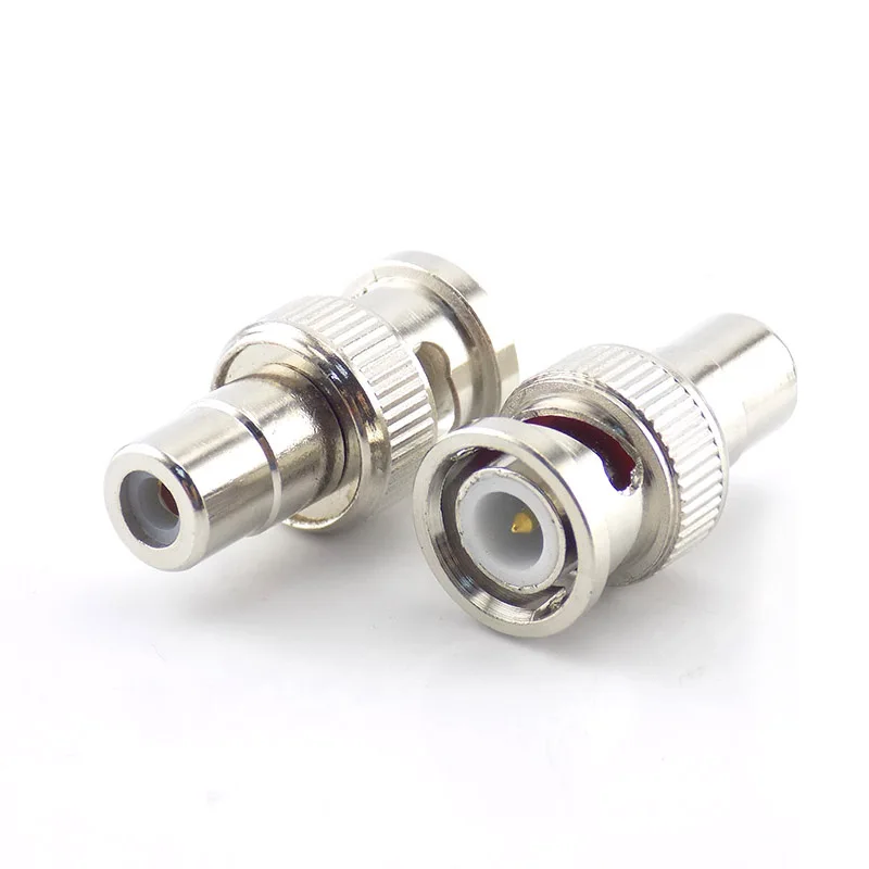 2/5/10Pcs BNC Female Connector to Female BNC Male to Male RCA Female BNC Female to RCA Male Adapter Plug for System CCTV Camera