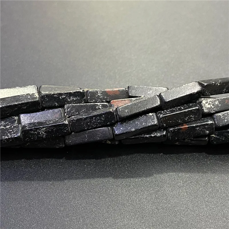 4x13mm Natural Semi-precious Stone Loose Spacer Beads Strands Tube Beads Jewelry Making Accessories DIY Manual Cylindrical Beads