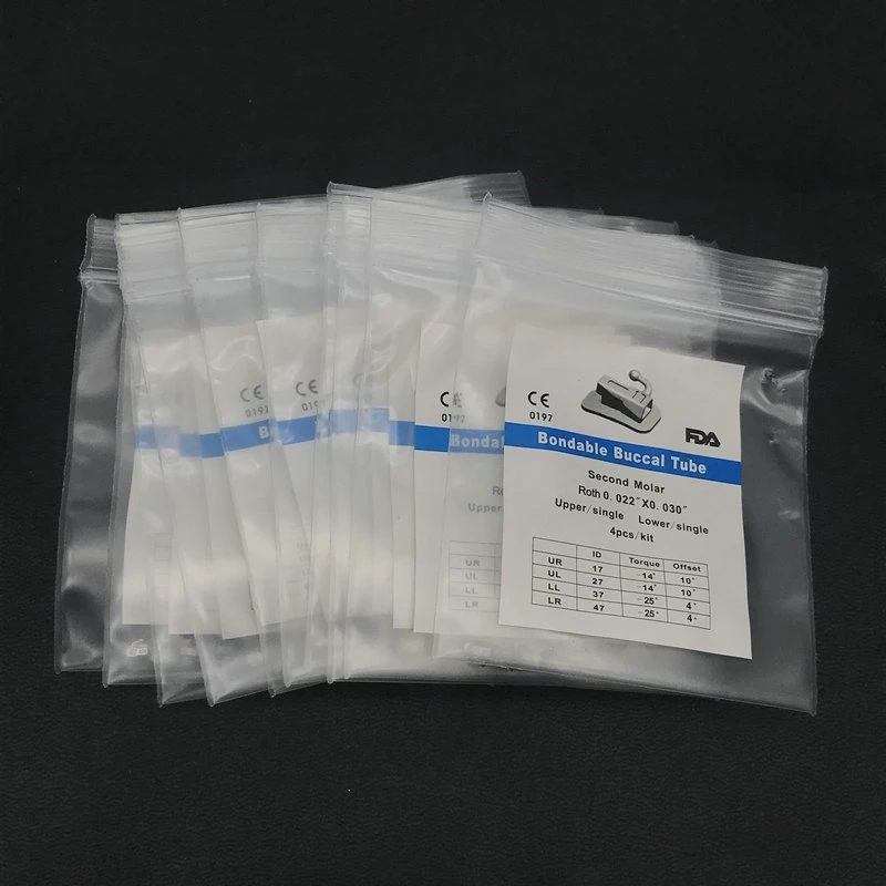 10 Bags Orthodontic Dental Buccal Tube Bondable Roth/MBT/Edgewise 0.022 1st/2nd Dentistry Materials