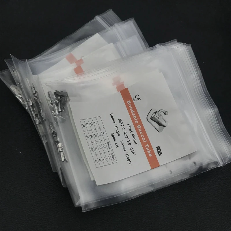 10 Bags Orthodontic Dental Buccal Tube Bondable Roth/MBT/Edgewise 0.022 1st/2nd Dentistry Materials
