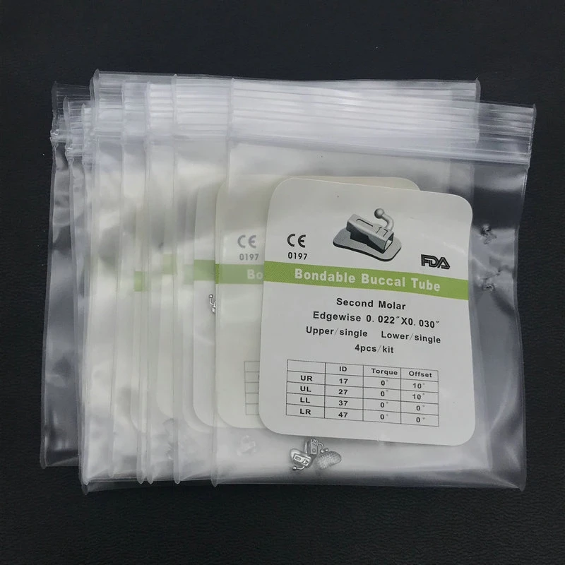 10 Bags Orthodontic Dental Buccal Tube Bondable Roth/MBT/Edgewise 0.022 1st/2nd Dentistry Materials