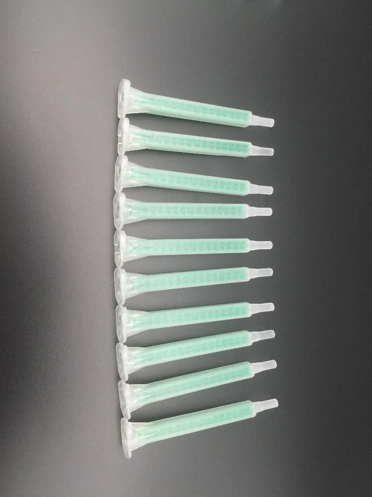 250Pcs Epoxy Static Mixer F6-16 Mixing Tube Resin Glue Mixing Nozzle for 50ml 37ml AB Glue Gun Two Component Liquid Mixing 83mm