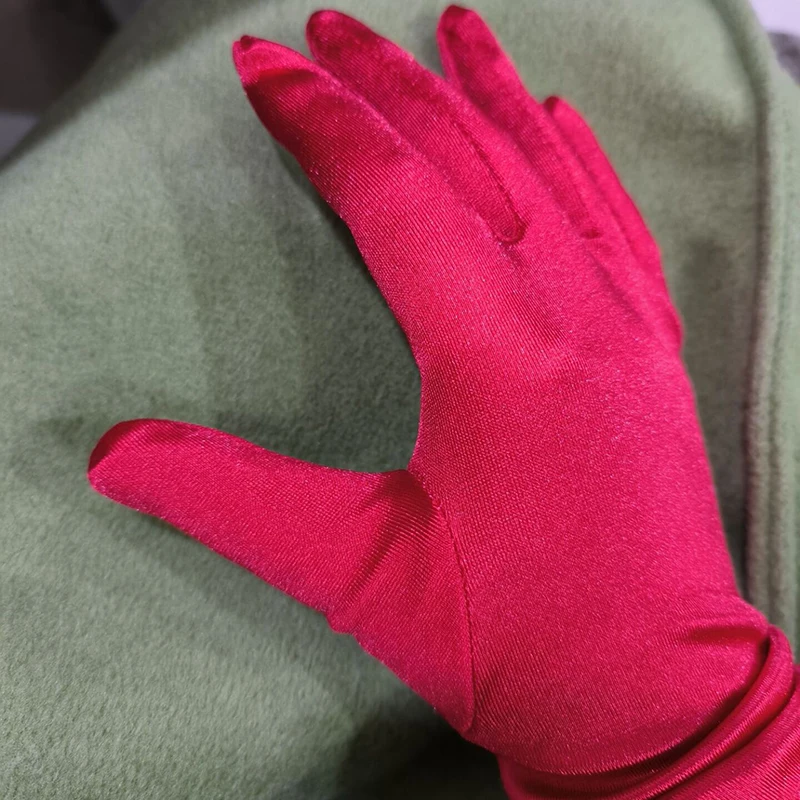 65CM 70CM Lengthen Satin Gloves Women Wedding Evening Party Etiquette Long Gloves Performance Clothing Accessories Mittens T181