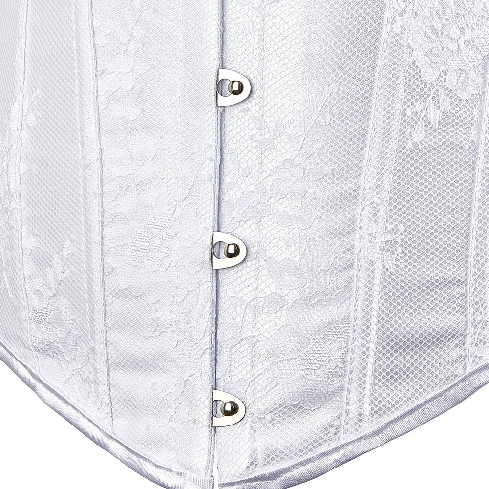 Lace Sleeves Off Shoulder Floral Overbust Corset Princess Elegant Corsets Victorian Women Sexy Bustier Showgirl Party Costume
