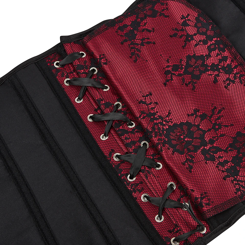 Lace Sleeves Off Shoulder Floral Overbust Corset Princess Elegant Corsets Victorian Women Sexy Bustier Showgirl Party Costume