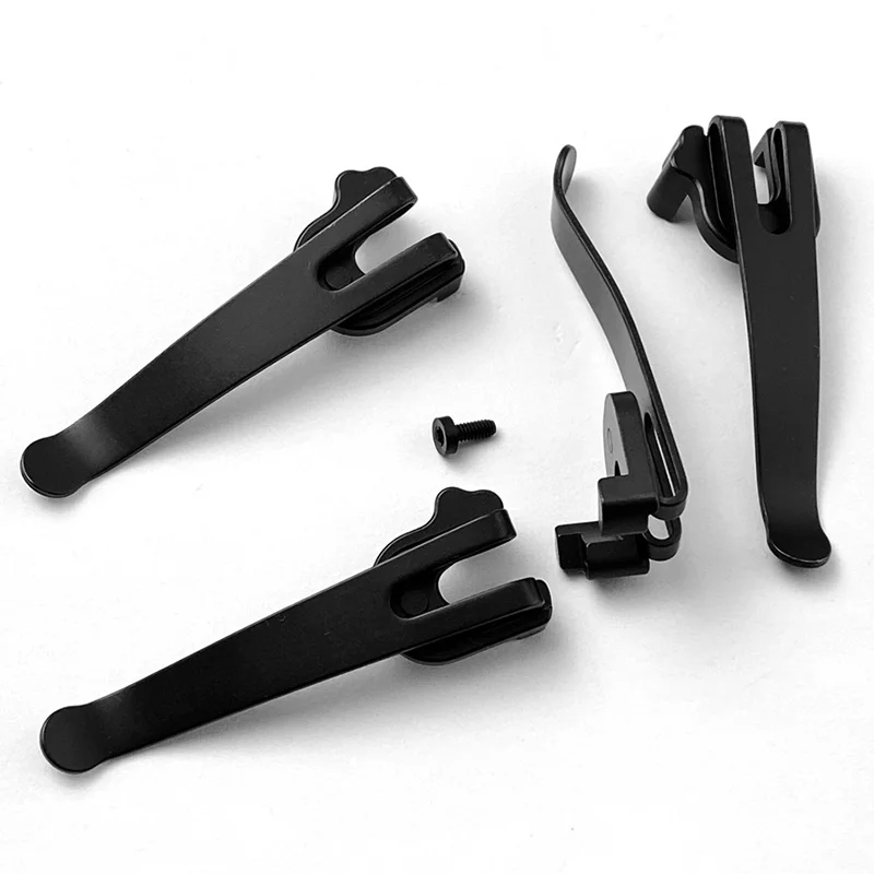 6 Colors With Screw Stainless Steel Knife Deep Carry Pocket Clip Back Clamp for 91MM Victorinox Swiss Army Make Accessories Part