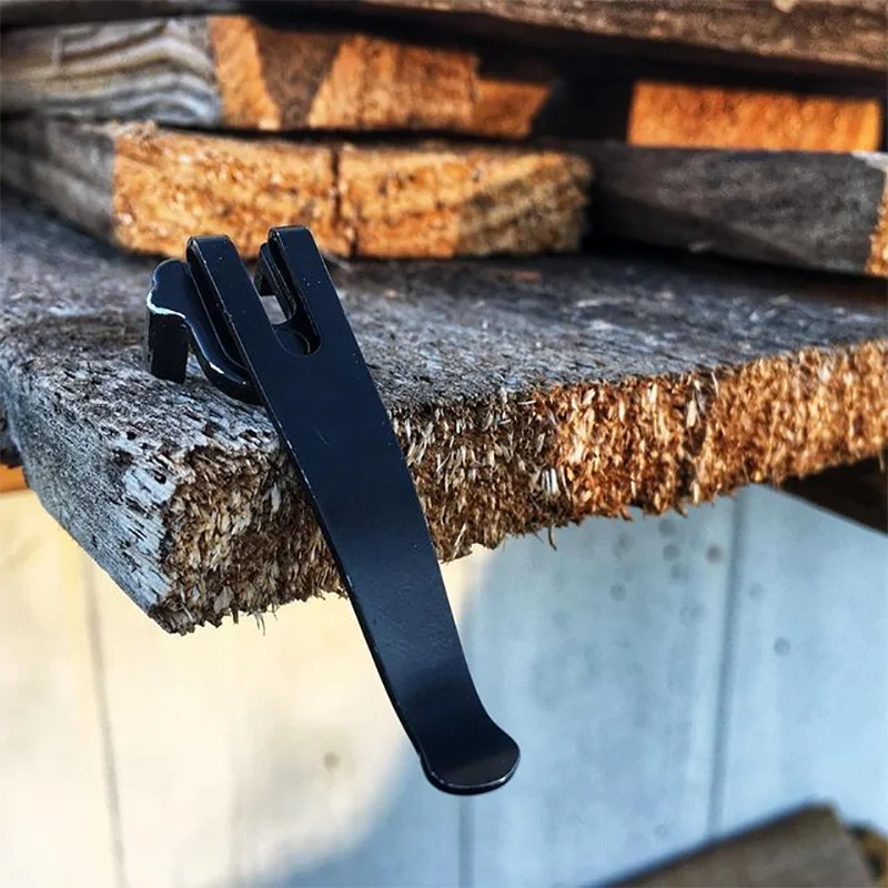 6 Colors With Screw Stainless Steel Knife Deep Carry Pocket Clip Back Clamp for 91MM Victorinox Swiss Army Make Accessories Part