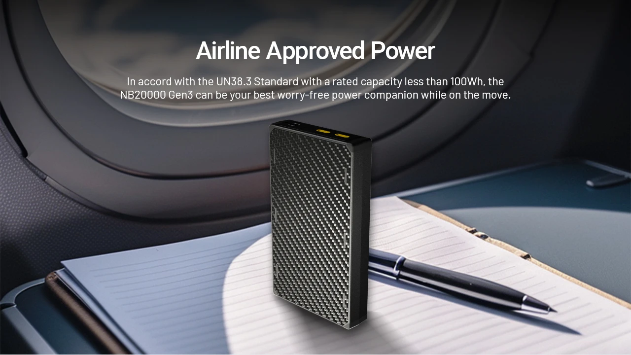 NITECORE NB10000 Gen4 NB20000 Gen3 Portable Mobile Power Bank 20000mAh Carbon Fiber PD/QC3.0 18W Fast Charge for iPhone Xiaomi