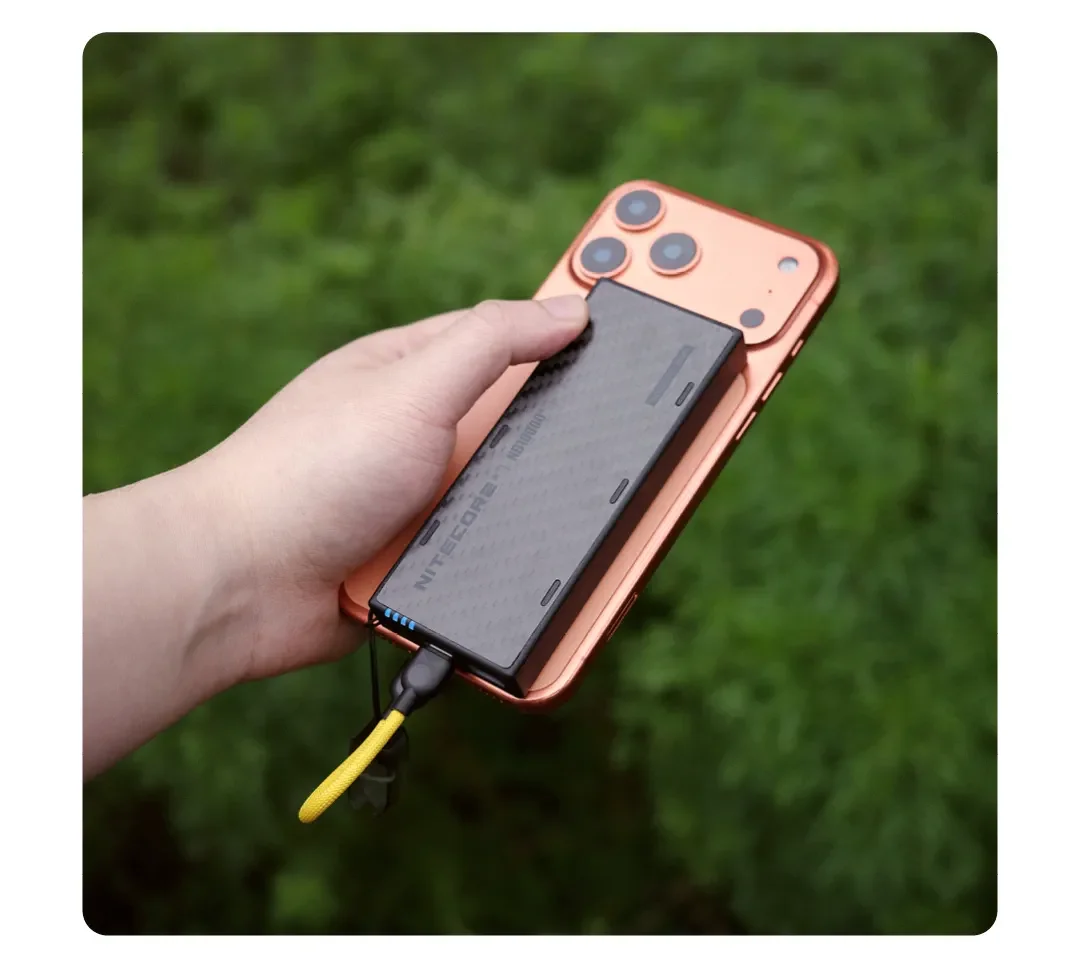 NITECORE NB10000 Gen4 NB20000 Gen3 Portable Mobile Power Bank 20000mAh Carbon Fiber PD/QC3.0 18W Fast Charge for iPhone Xiaomi