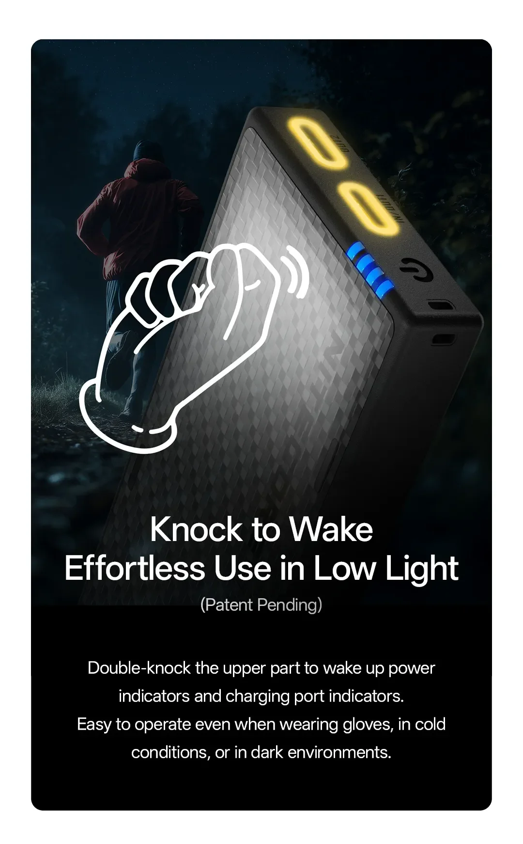 NITECORE NB10000 Gen4 NB20000 Gen3 Portable Mobile Power Bank 20000mAh Carbon Fiber PD/QC3.0 18W Fast Charge for iPhone Xiaomi