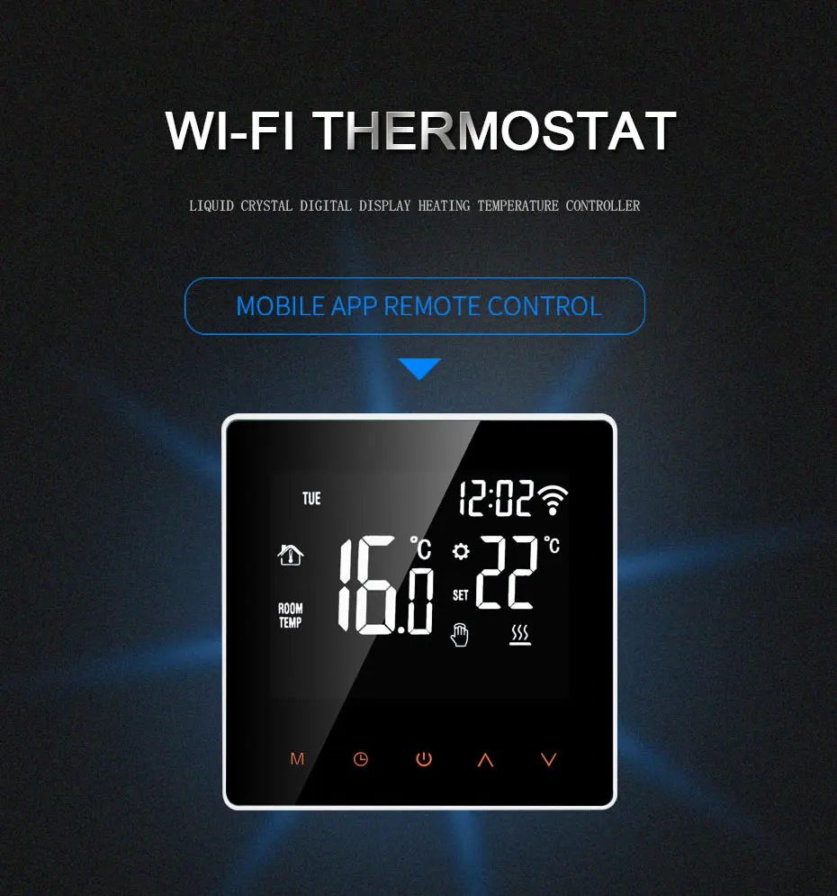 AVATTO WiFi Smart Thermostat Electric Heating Water Gas Boiler Temperature Remote Controller Work with Tuya,Alexa,Google Home