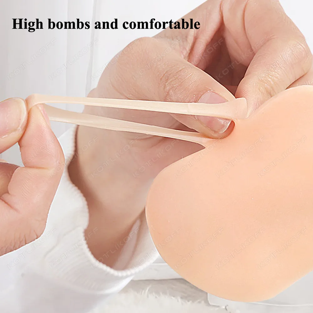 Gel Forefoot Insoles Metatarsal Ball of Foot Pads Toe Silicone Cushion Half Yard Othotics Foot Support Pain Relief Absorbs Shock