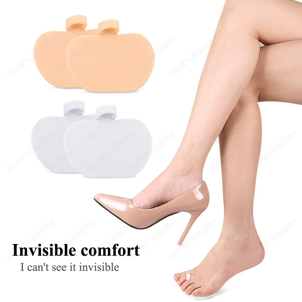 Gel Forefoot Insoles Metatarsal Ball of Foot Pads Toe Silicone Cushion Half Yard Othotics Foot Support Pain Relief Absorbs Shock
