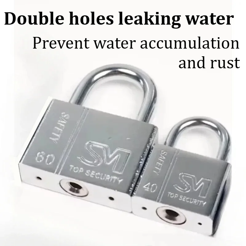 1PCS Heavy Padlock Dormitory Cabinet Drawer Anti-theft Lock Waterproof Rust Proof Small Latch Door Single Open Padlock