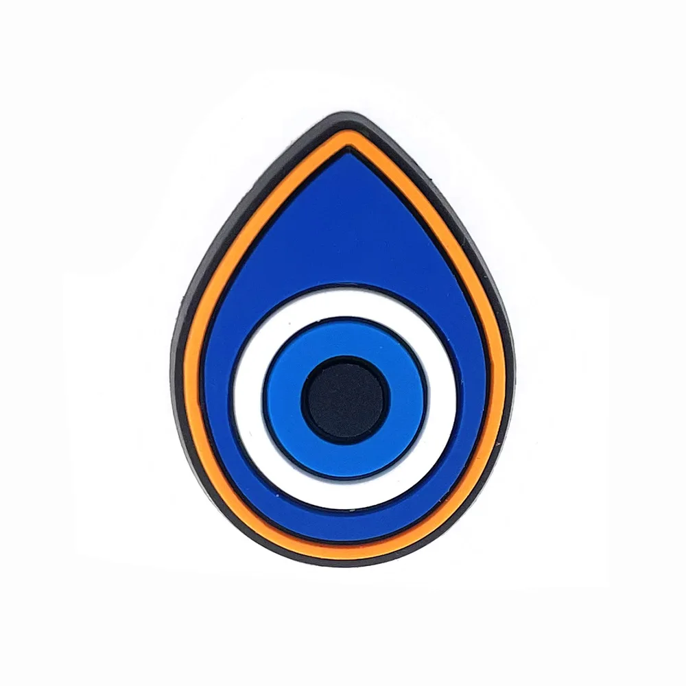 Evil Eyes Shoe Charms for Crocs Accessories Women Clogs Pins Men Badges Kids Sandals Jeans Boy Girls Decorations Buckle Shoes