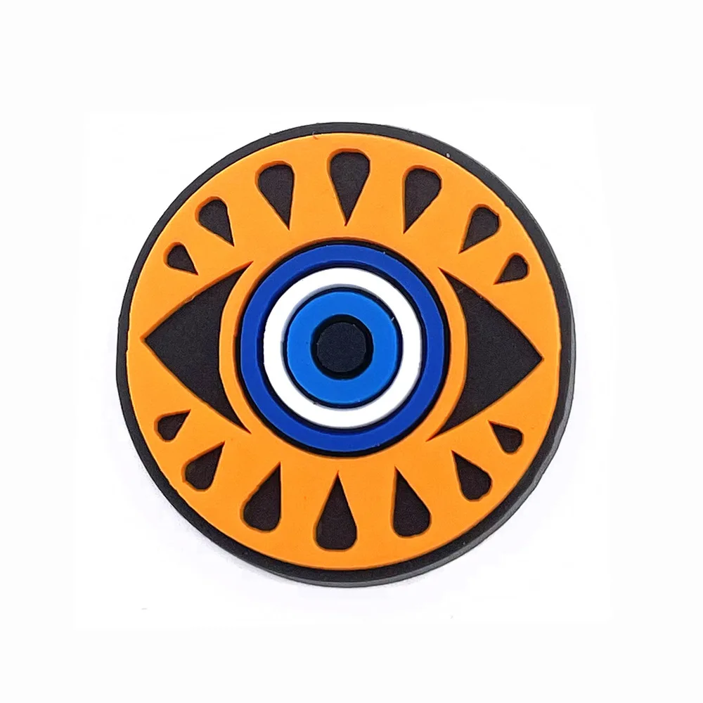 Evil Eyes Shoe Charms for Crocs Accessories Women Clogs Pins Men Badges Kids Sandals Jeans Boy Girls Decorations Buckle Shoes