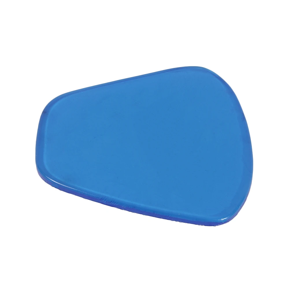 Motorcycle Accessories Gel Seat Cushion Flexible 27*25.5*1CM Soft Comfortable Shock Absorption Blue Slim Body Shape Adhesive