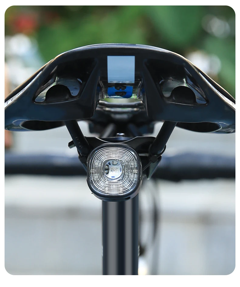 GIYO Cycling Safety Rear Light MTB 7 Colors Smart Brake Sensing IP66 Waterproof Bicycle Taillight USB Rechargeable Bike Lamp