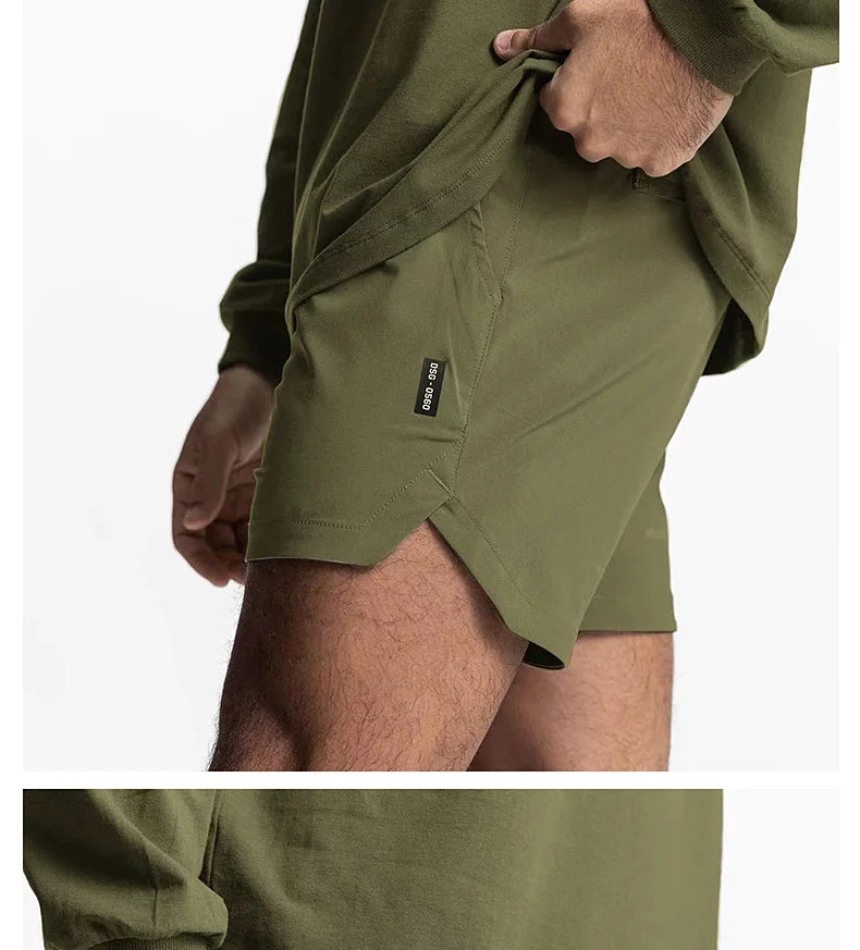 Mens Gym Training Shorts Men Sweat Sports Casual Clothing Fitness Workout Running Quick-Drying Compression Shorts Sweatpants