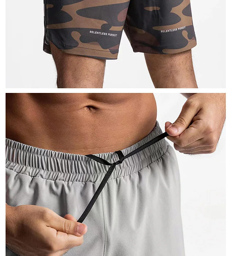Mens Gym Training Shorts Men Sweat Sports Casual Clothing Fitness Workout Running Quick-Drying Compression Shorts Sweatpants