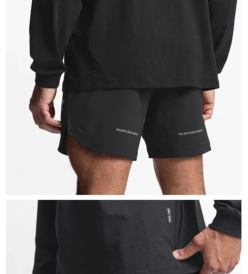 Mens Gym Training Shorts Men Sweat Sports Casual Clothing Fitness Workout Running Quick-Drying Compression Shorts Sweatpants
