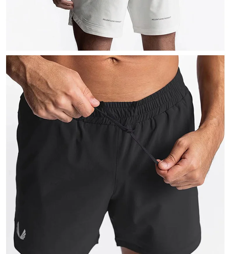 Mens Gym Training Shorts Men Sweat Sports Casual Clothing Fitness Workout Running Quick-Drying Compression Shorts Sweatpants