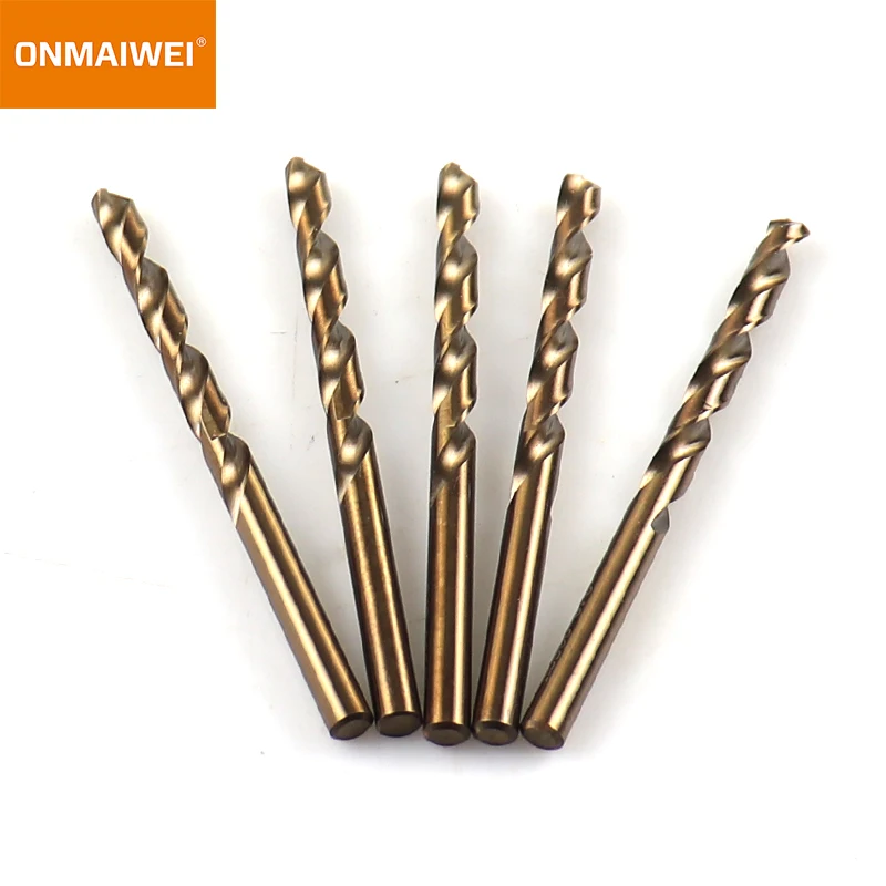 5-10pcs 1-13mm HSS M35 Cobalt Twist Drill Bit Set Solid Tungsten Bits For Stainless Steel Aluminum Iron Wood Metal Drill bits
