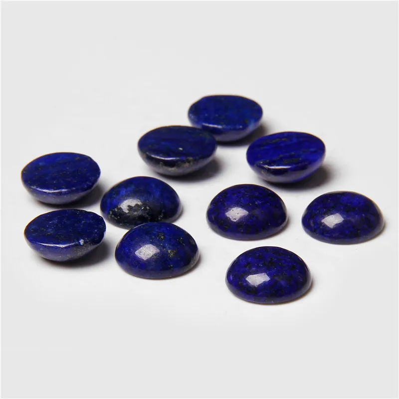 10Pcs/Lot Natural Stone Cabochon Beads 4 6 8 10 12 14mm Smooth Cabochon Cameo Round Bead for Jewelry Making DIY Rings Necklaces
