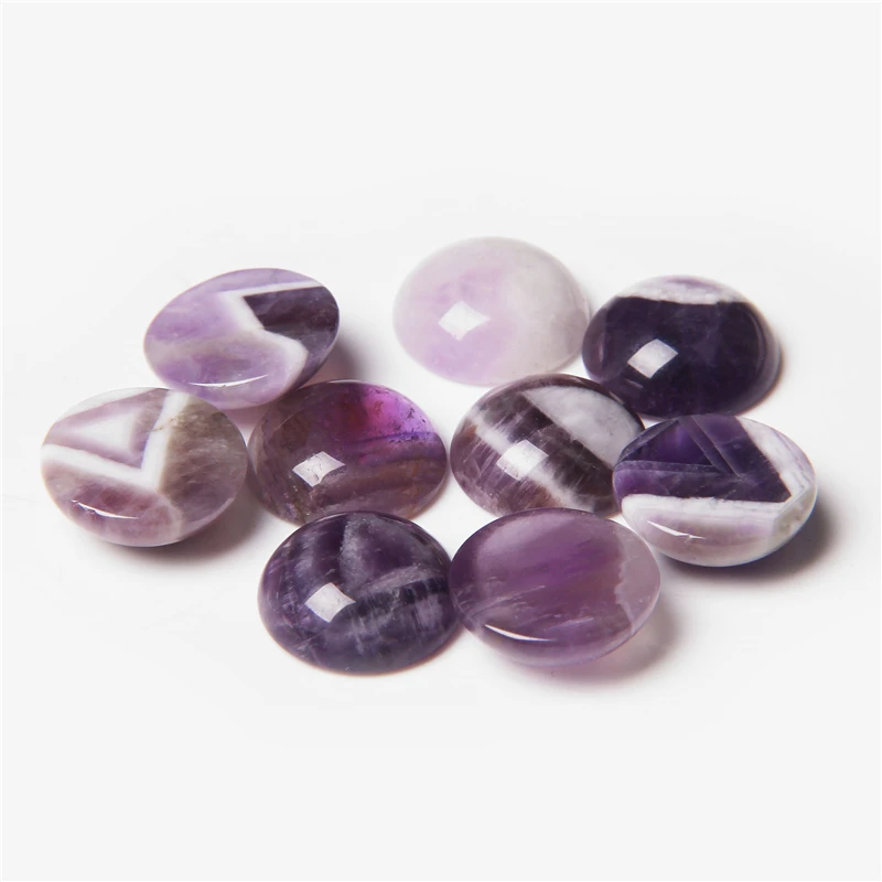 10Pcs/Lot Natural Stone Cabochon Beads 4 6 8 10 12 14mm Smooth Cabochon Cameo Round Bead for Jewelry Making DIY Rings Necklaces