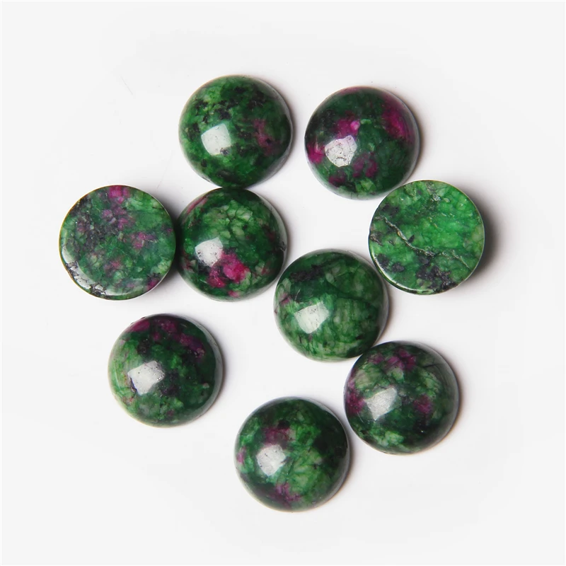 10Pcs/Lot Natural Stone Cabochon Beads 4 6 8 10 12 14mm Smooth Cabochon Cameo Round Bead for Jewelry Making DIY Rings Necklaces
