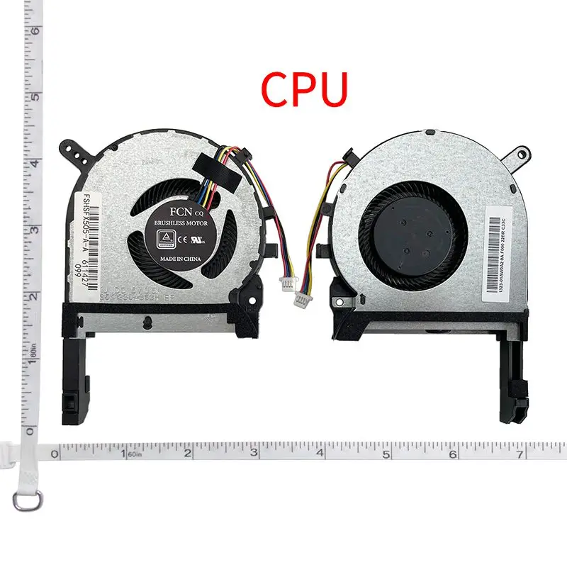 NEW GPU CPU Cooling Fans For ASUS FX95D FX505DD FX86 FX95G FX506 FA706  FX505GD FX505GE FX505GT  FX705G FX505D FA506 FA506IV