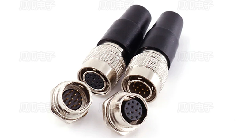 Hirose HR10A 7P 10P 7J 10J 7R 10R 4 6 10 12Pin Hole Activity Male Female Plug Socket Connector Camera Automation Equipment Power