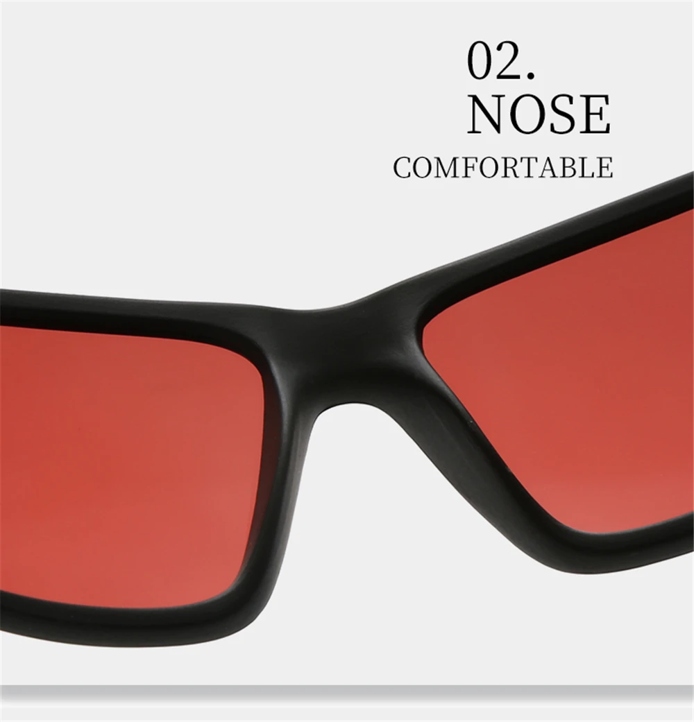 VIVIBEE Fishing Sunglasses Red Polarized Men TAC Homomorphic Angling Goggles Women Sports Outdoor Shades