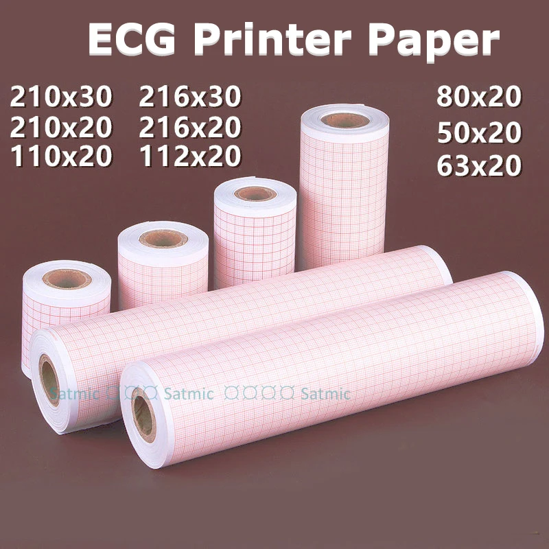 ECG Electrocardiograph Thermal Printer Paper Recording Print Paper For ECG6511 KENZ-302 CM300 IE300 EKG Printer Paper