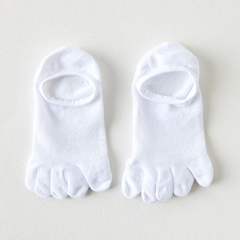 Hot Sales! Five Finger Socks Men Women Slipper Toe Socks Mesh Hollow No Show Socks Sweat-absorbing Boat Sock Ankle Short Socks