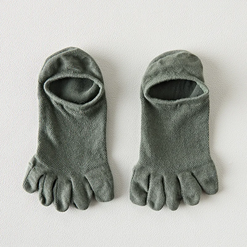 Hot Sales! Five Finger Socks Men Women Slipper Toe Socks Mesh Hollow No Show Socks Sweat-absorbing Boat Sock Ankle Short Socks