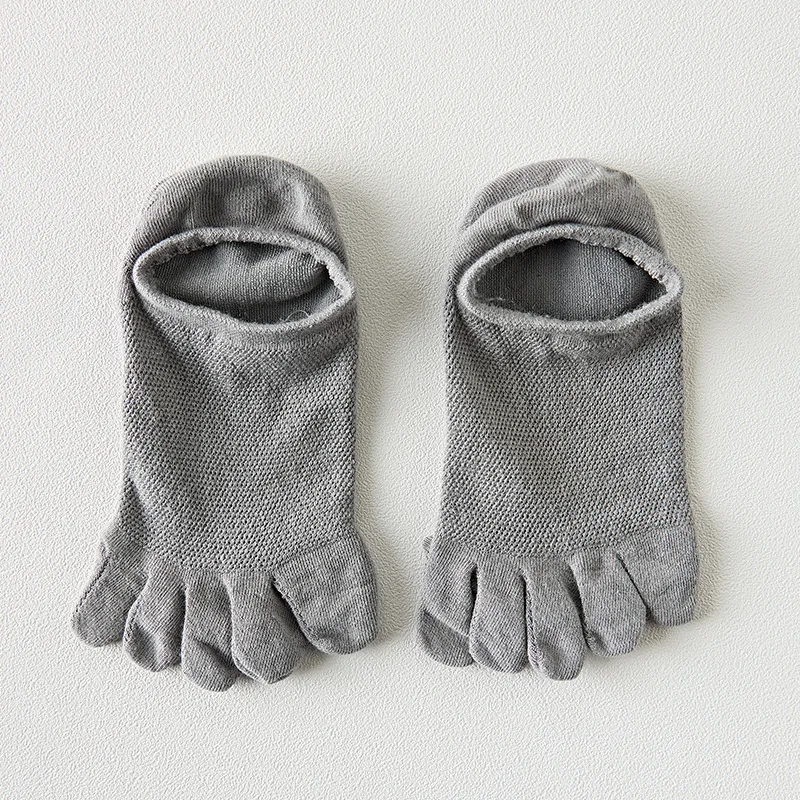 Hot Sales! Five Finger Socks Men Women Slipper Toe Socks Mesh Hollow No Show Socks Sweat-absorbing Boat Sock Ankle Short Socks