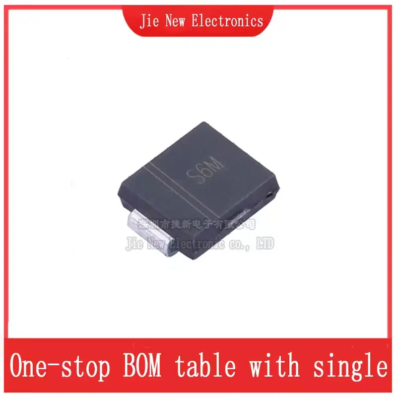 50PCS S1M S2M S3M S5M S6M S8M S10M S3MB S5MB S3MC S5MC S6MC S8MC S10MC Patch Rectifier Diodes SMA SMB SMC NEW