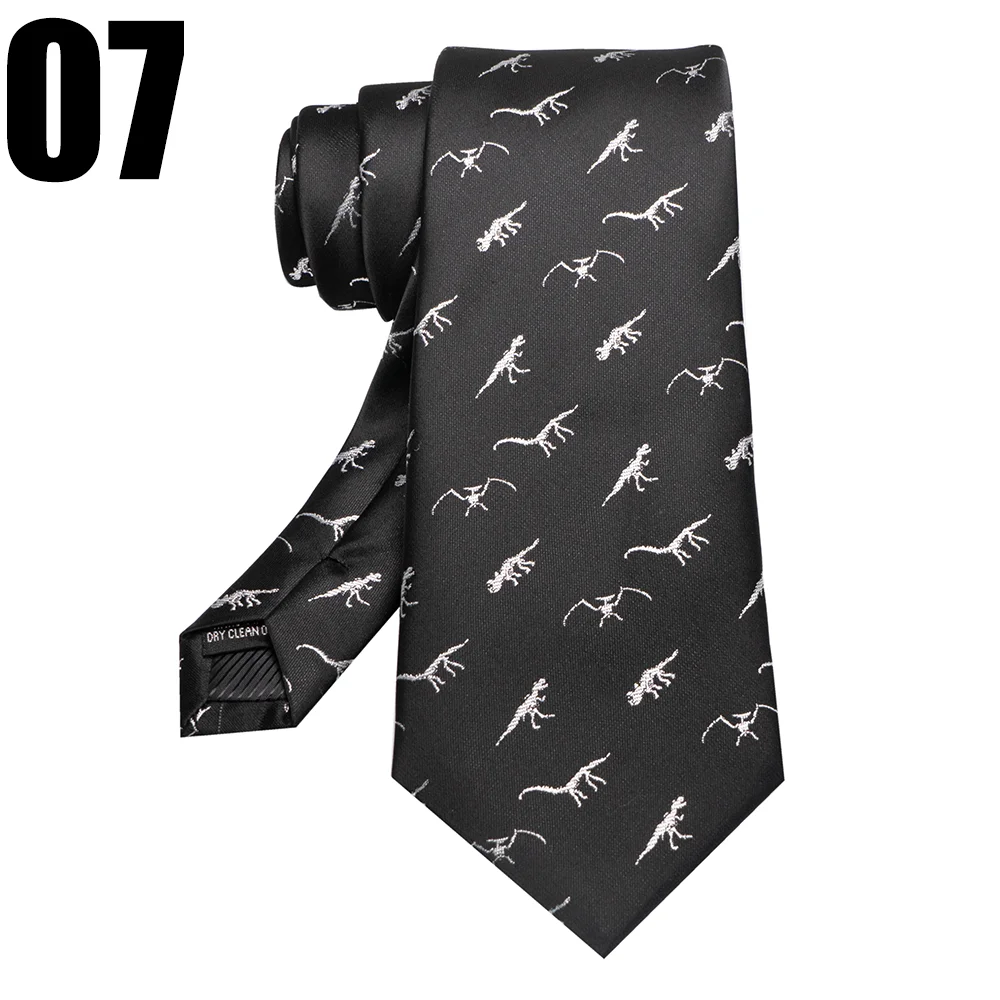 EASTEPIC 8 cm Red Blue Jacquard Ties for Men Men's Necktie Quality Accessory Business Gift Fox Dragon Flamingo Snail Duck Animal