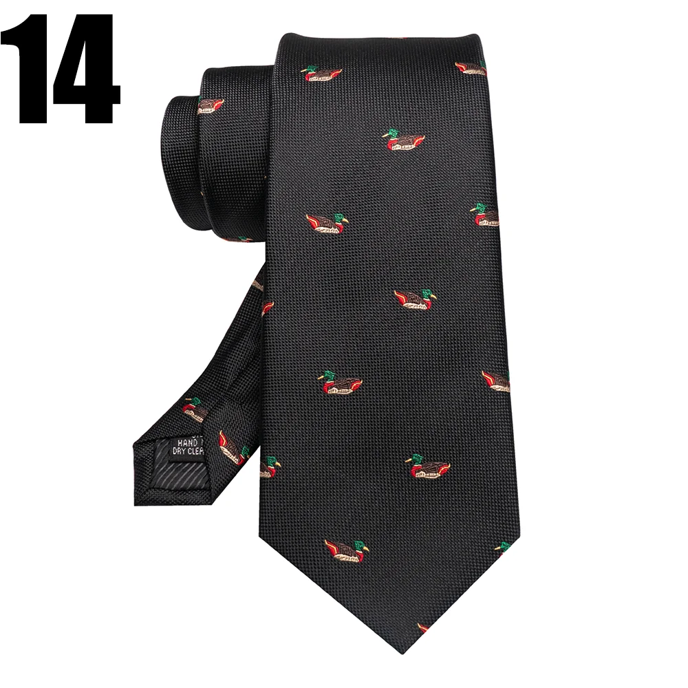 EASTEPIC 8 cm Red Blue Jacquard Ties for Men Men's Necktie Quality Accessory Business Gift Fox Dragon Flamingo Snail Duck Animal