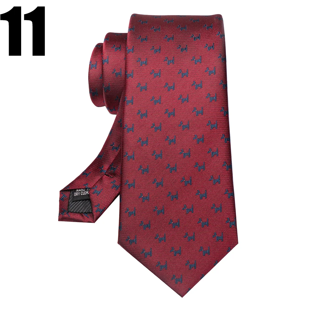 EASTEPIC 8 cm Red Blue Jacquard Ties for Men Men's Necktie Quality Accessory Business Gift Fox Dragon Flamingo Snail Duck Animal