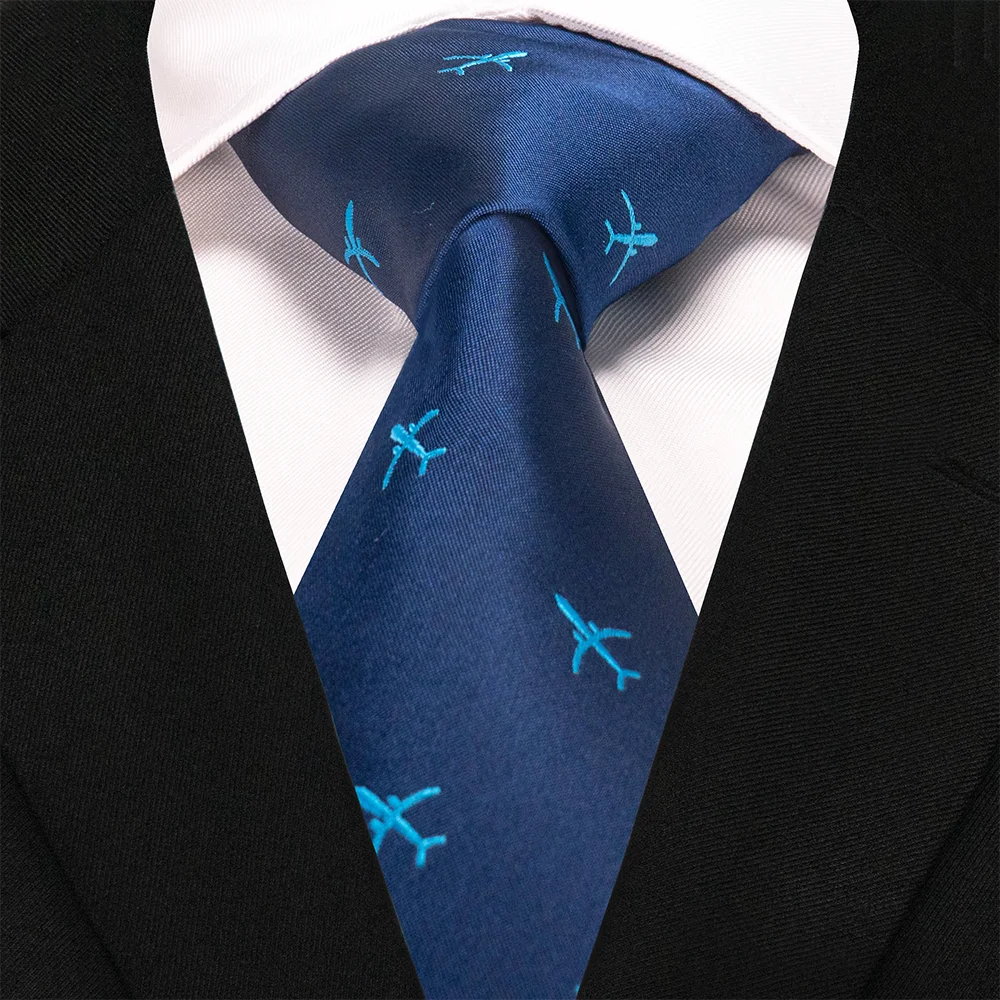 EASTEPIC 8 cm Red Blue Jacquard Ties for Men Men's Necktie Quality Accessory Business Gift Fox Dragon Flamingo Snail Duck Animal