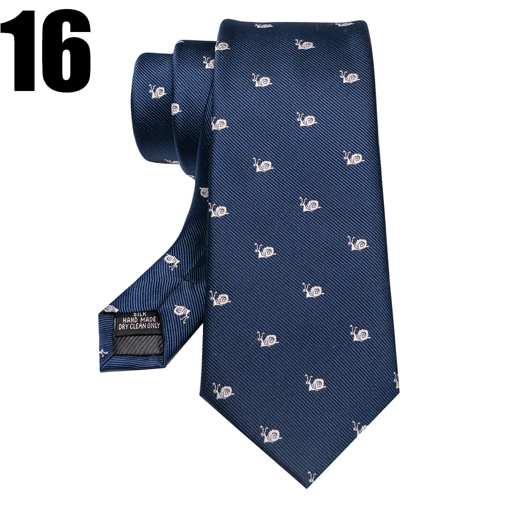 EASTEPIC 8 cm Red Blue Jacquard Ties for Men Men's Necktie Quality Accessory Business Gift Fox Dragon Flamingo Snail Duck Animal