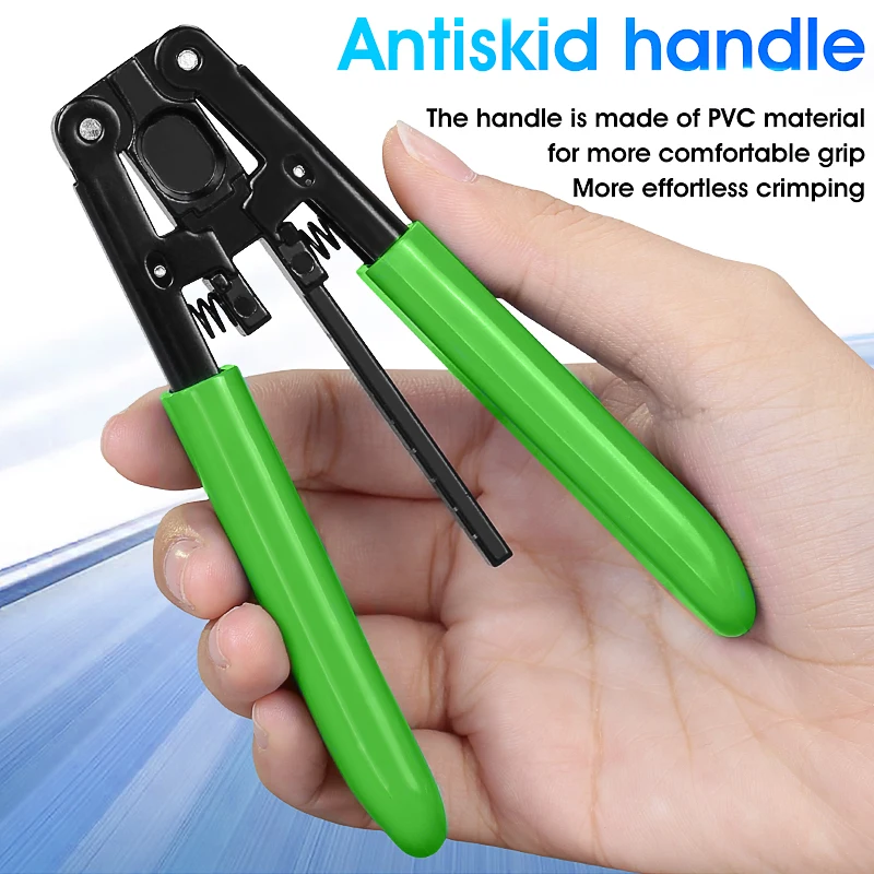COMPTYCO Fiber Optic Tool Kit (Optional) VCFS-33 Three-port Stripper & VCFS-J1 Leather Wire Stripper 3mm(W)*2mm(H) FTTH Tools