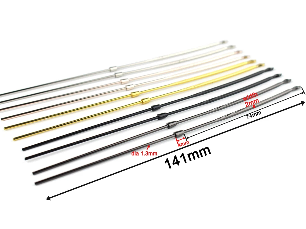 10pairs 2mm Width Metal Glasses Eyeglasses Temple Leg Optical Frame Repairing Parts Eyewear Broken Replacement 3027