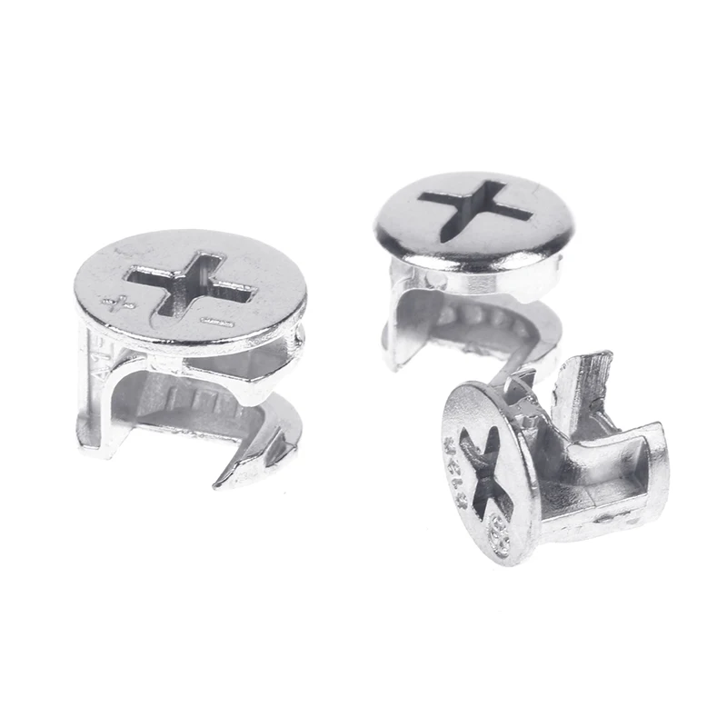 10PCS Thickening Three In One Connector Eccentric Wheel Furniture Drawer Lock Screw Fastener Furniture Connector Furniture