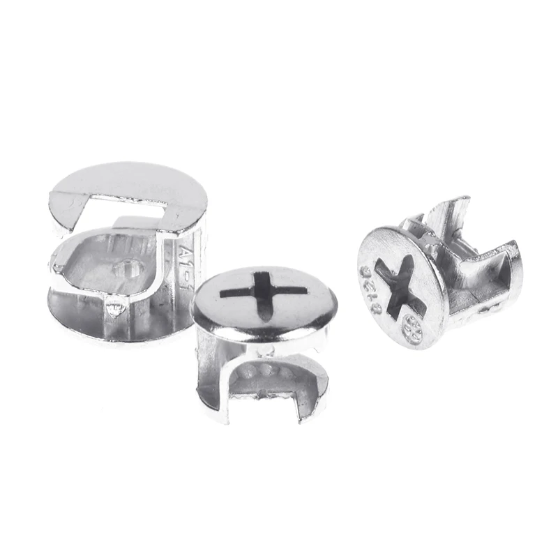 10PCS Thickening Three In One Connector Eccentric Wheel Furniture Drawer Lock Screw Fastener Furniture Connector Furniture
