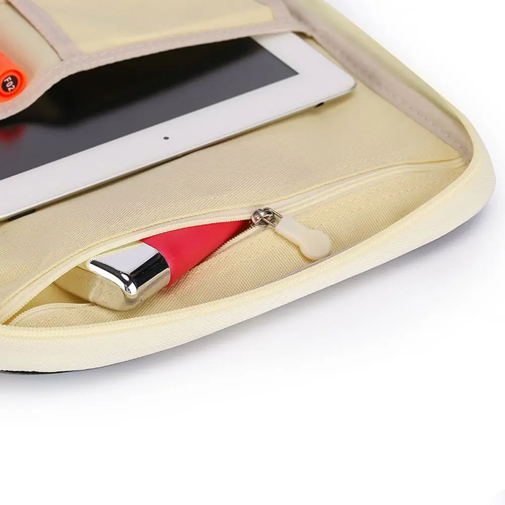 Travel A4 Portfolio Zipped Conference Folder Document Case Bag File Organizer Multi-function Conference Package
