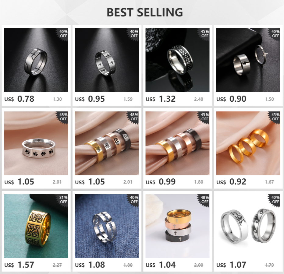Skyrim Fashion Simple Stainless Steel Couple Ring for Men Women Casual Finger Rings Jewelry Engagement Anniversary Gift 2025 New